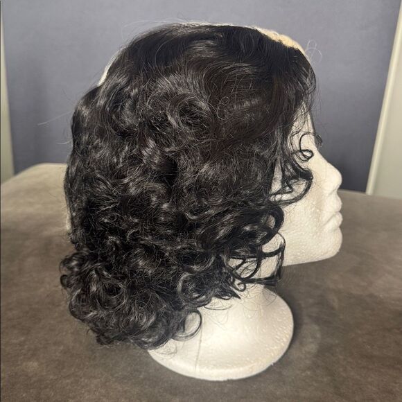 Women’s Black & White Halloween Costume Cosplay Wig One Size NEW - Picture 2 of 7